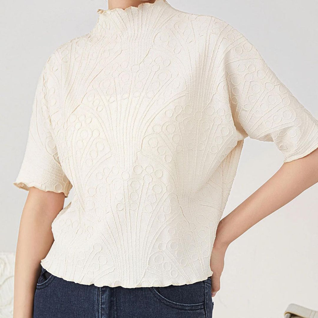 Alma pleated top