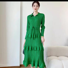 Load image into Gallery viewer, Anvaya Pleated Dress
