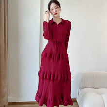 Load image into Gallery viewer, Anvaya Pleated Dress
