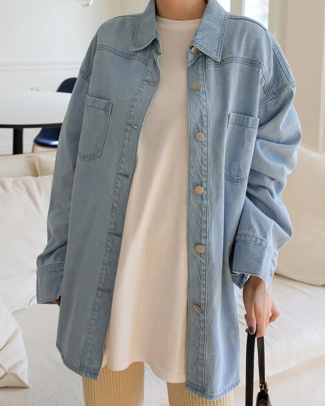 Sasha Denim Coat/Top