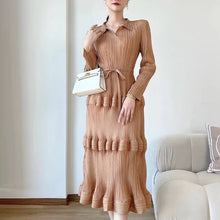 Load image into Gallery viewer, Anvaya Pleated Dress
